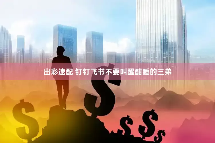 出彩速配 钉钉飞书不要叫醒酣睡的三弟